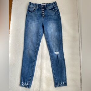 KANCAN‎ skinny button fly womens jeans size 25